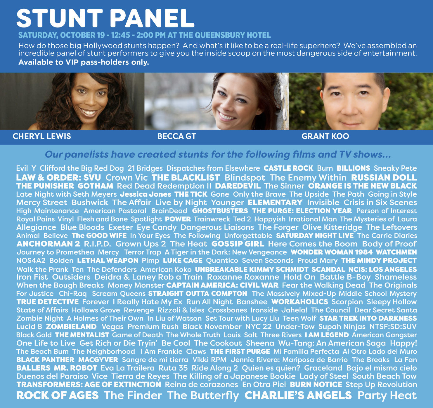 Adirondack Film Festival Stunt Panel
